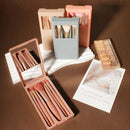 KIT 5 PINCÉIS DE MAQUIAGEM MAKEONE - COM ESPELHO